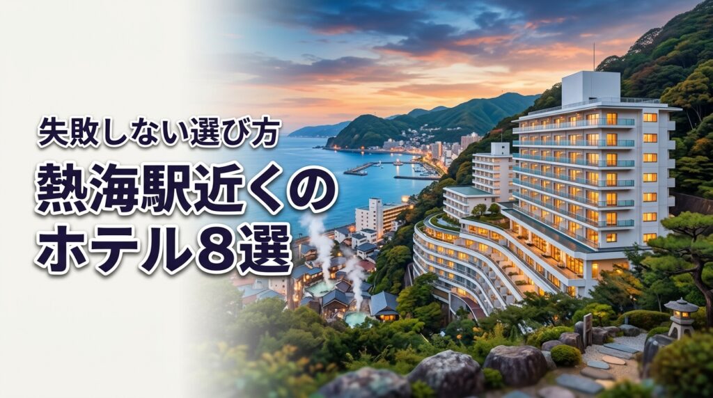熱海駅近くのホテル8選！失敗しない選び方のポイントや良い・悪い口コミも公開