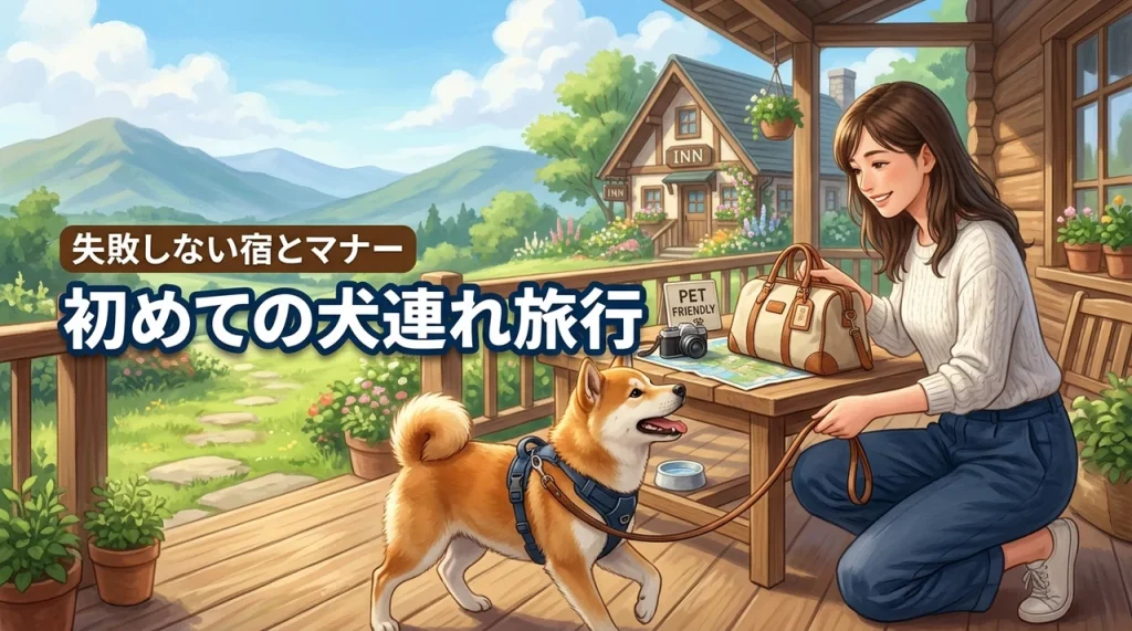 初めて犬連れ旅行へ行くのが不安な方必見！失敗しない宿の選び方やマナーの基本を網羅