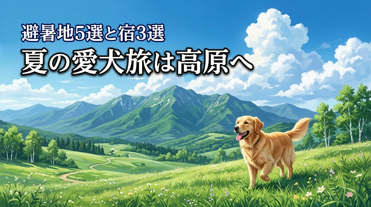 夏の愛犬との旅行は高原がおすすめ！避暑に最適な5選と人気の宿3選を紹介