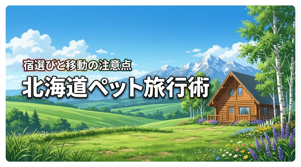 北海道にペット同伴で旅行したい！犬と泊まれる宿の選び方と移動の注意点を詳しく解説