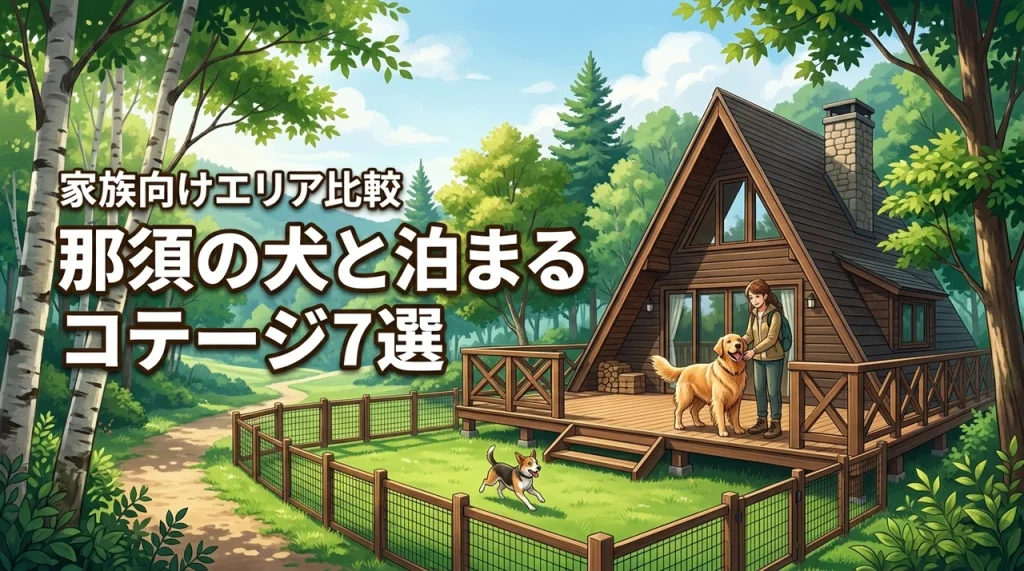 那須のコテージに犬と泊まるならここ！ファミリー向けおすすめ7選とエリア比較