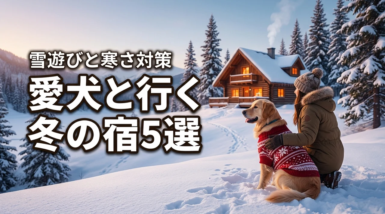 冬に愛犬と行く旅行におすすめの宿5選！寒さ対策や雪遊びの注意点も網羅