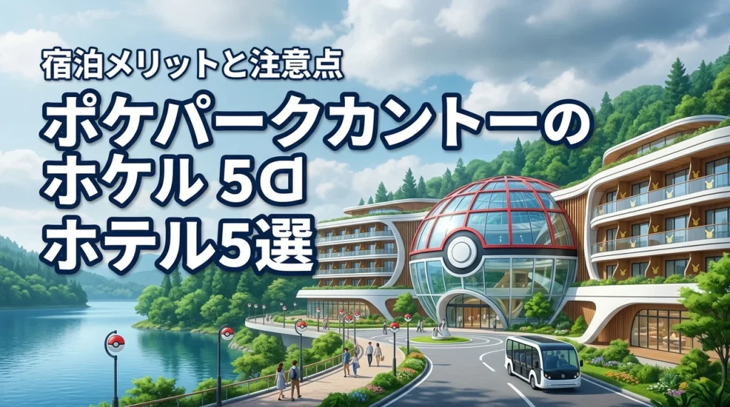 【決定版】ポケパークカントーのホテル5選！宿泊メリットや予約の注意点を公開