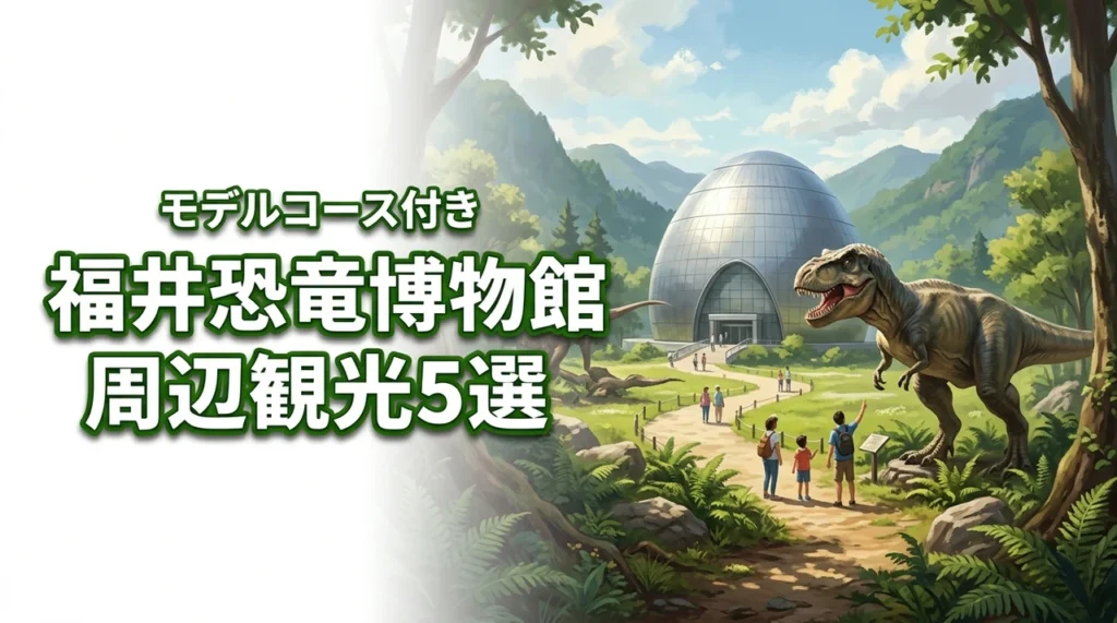 福井県立恐竜博物館の周辺を観光するならここ！おすすめスポット5選とモデルコース