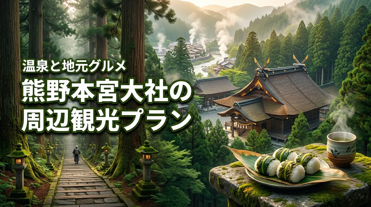 【決定版】熊野本宮大社の周辺観光を満喫するプラン！温泉や地元グルメを丸ごと解説