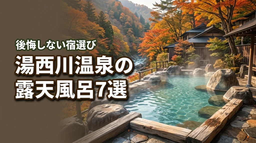 【湯西川温泉】露天風呂が最高な宿はどこ？おすすめ7選と後悔しない選び方