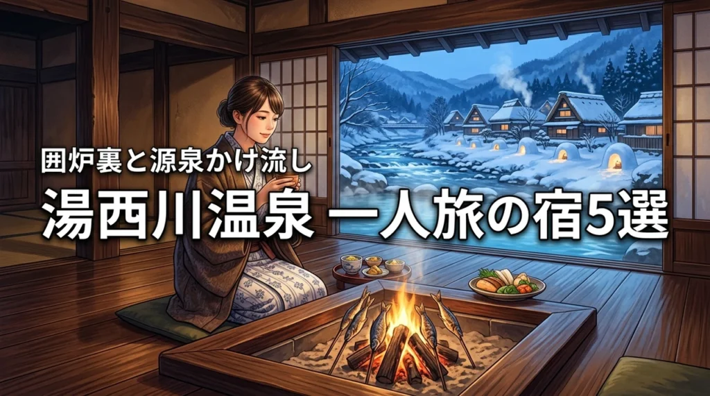 湯西川温泉の一人旅におすすめの宿5選！囲炉裏料理や源泉かけ流しを満喫する