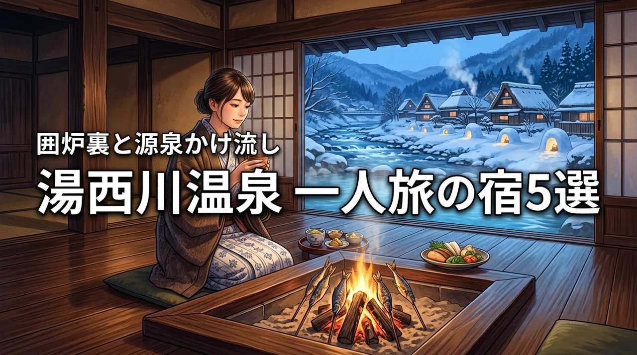 湯西川温泉の一人旅におすすめの宿5選!囲炉裏料理や源泉かけ流しを満喫する