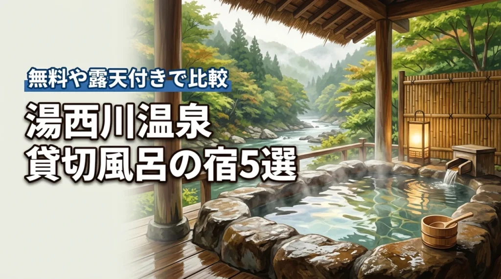 湯西川温泉で貸切風呂があるおすすめの宿5選！無料や露天付きの条件で比較